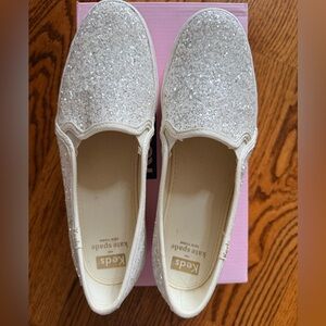 Trip Deck KS Glitter Cream Sneakers